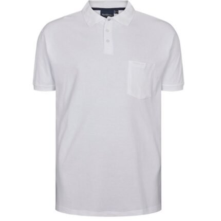 North56°4 polo mezza manica taglie forti uomo colore bianco 99011/0000