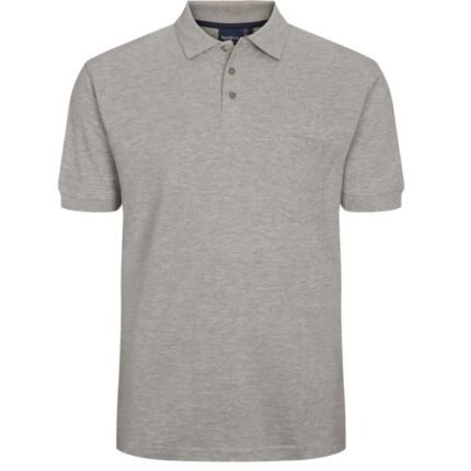 North56°4 polo mezza manica taglie forti uomo colore grigio 99011/0050
