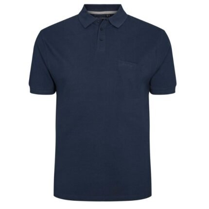 North56°4 polo mezza manica taglie forti uomo colore blu 99011/0580
